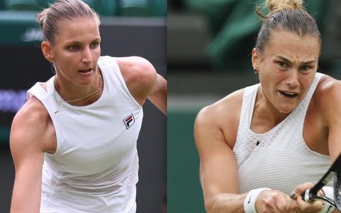 Pliskova y Sabalenka establecen un récord de aces en un partido femenino en Wimbledon