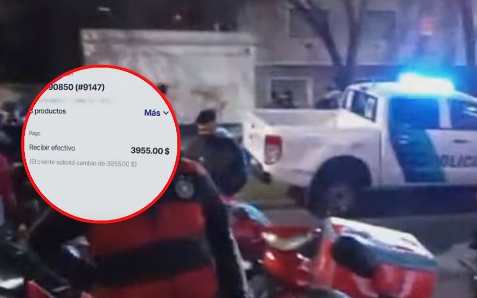 VIDEO.- Repartidores enfurecidos en La Plata: hicieron un pedido de $4.000 y nadie lo quiere pagar