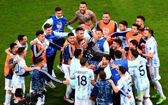 De Paul arenga antes de la final con Brasil: "Vamos mañana Argentina"