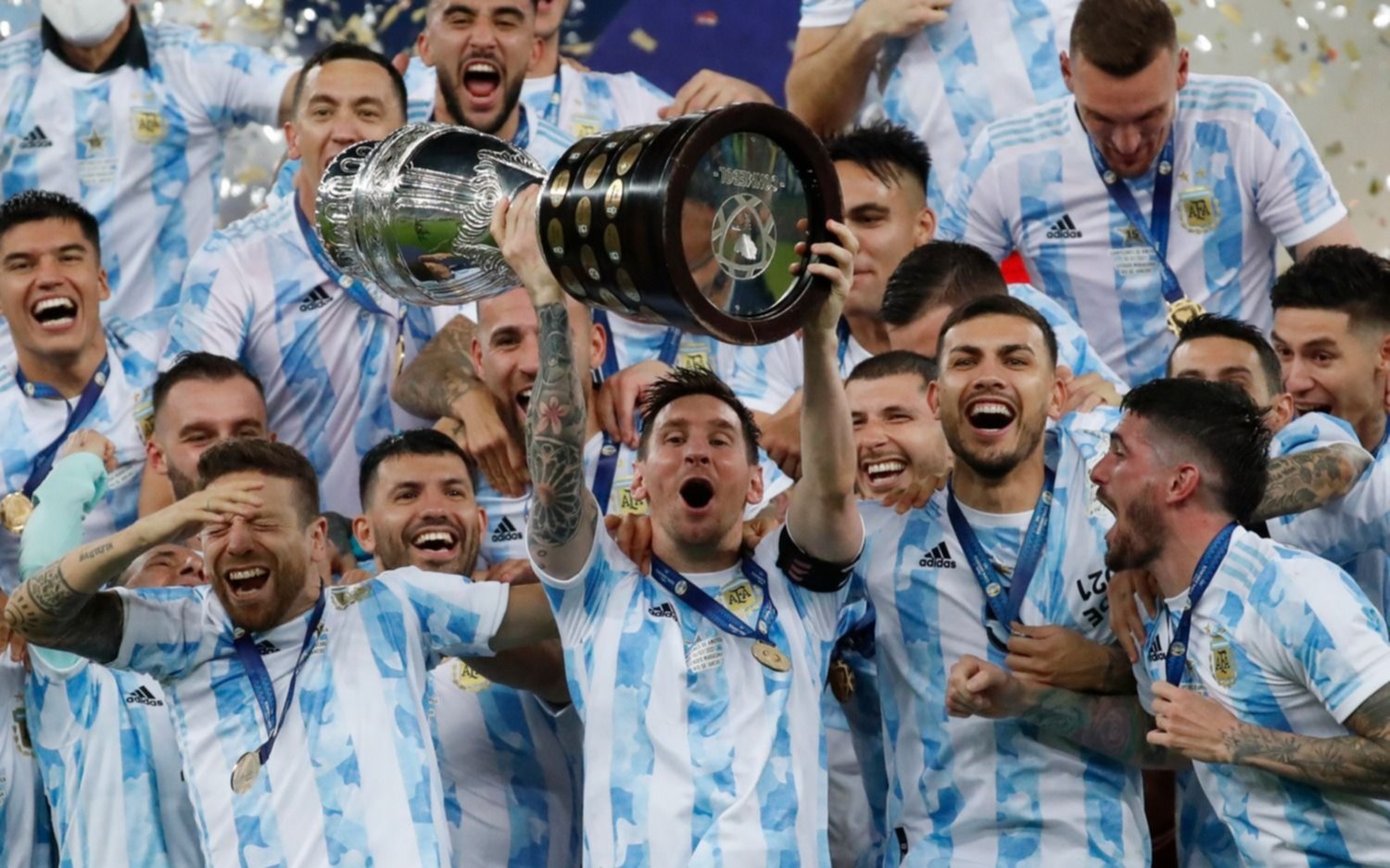 Por fin: Argentina rompió la racha y gritó campeón