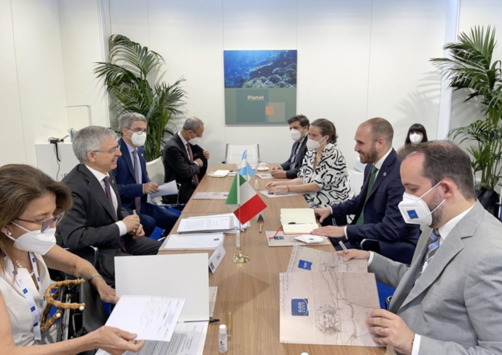 Guzmán, encuentro con su par de Italia y clima