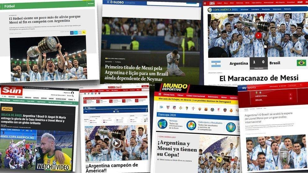 El mundo se rindió a los pies de Messi, quien pudo cortar el maleficio nacional