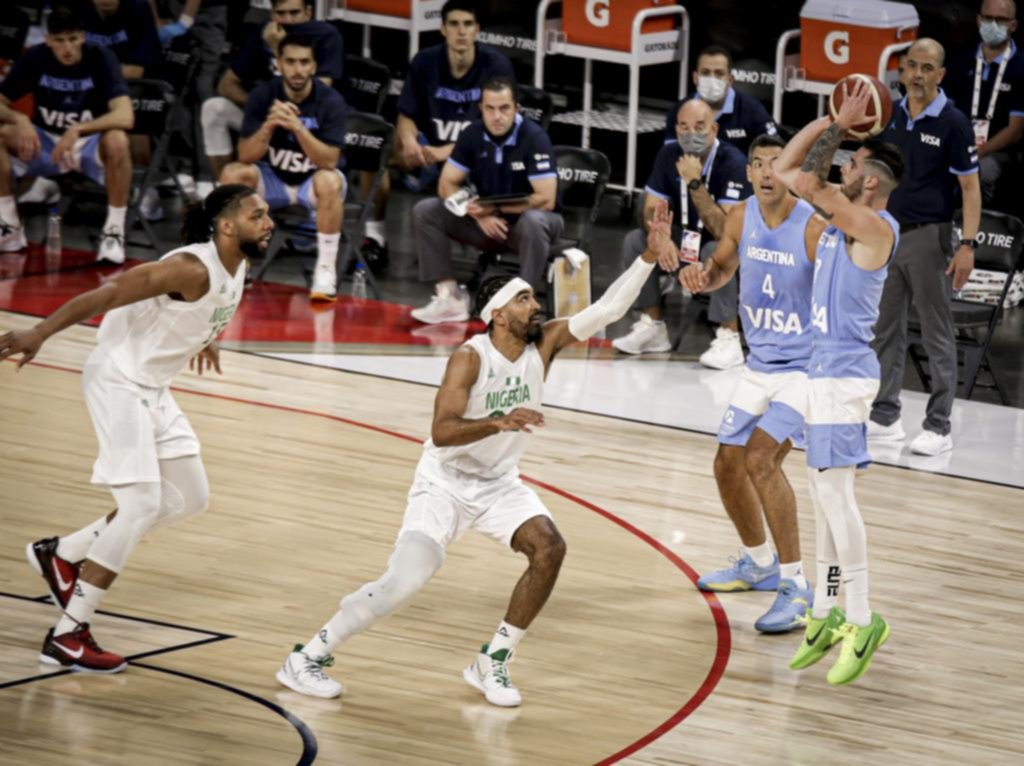 Argentina sufrió una dura derrota ante Nigeria: 94-71