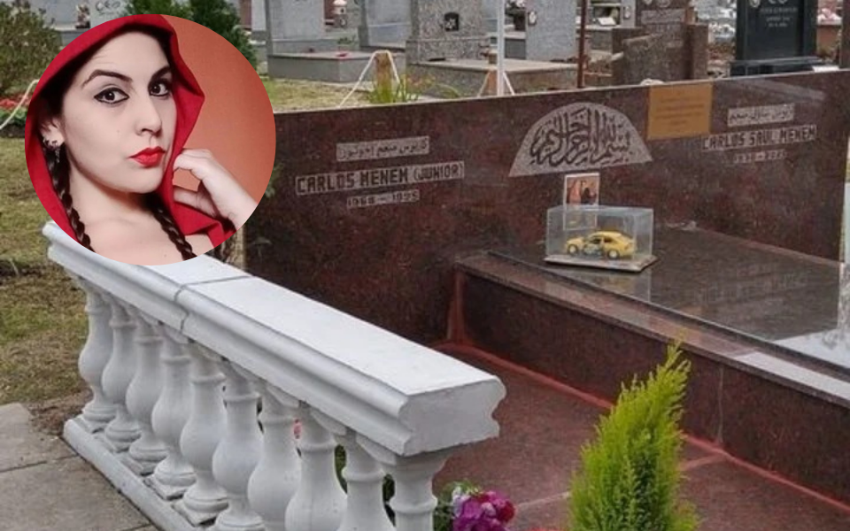 Fuerte denuncia de Antonella Menem sobre la tumba de su padre y su abuelo
