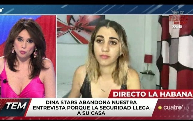 Cuba: se llevan presa a la influencer Dina Stars en plena entrevista con un medio español