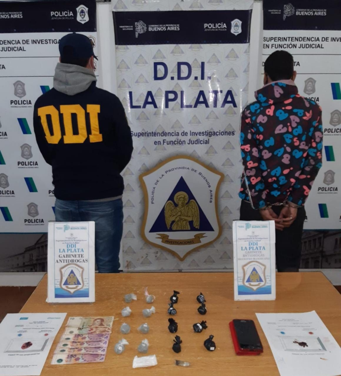 Detienen en Altos de San Lorenzo a un sujeto por tenencia de marihuana