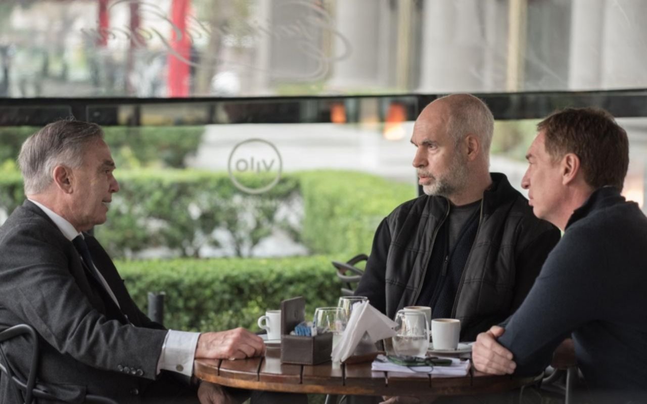 Santilli y Larreta se mostraron con Pichetto