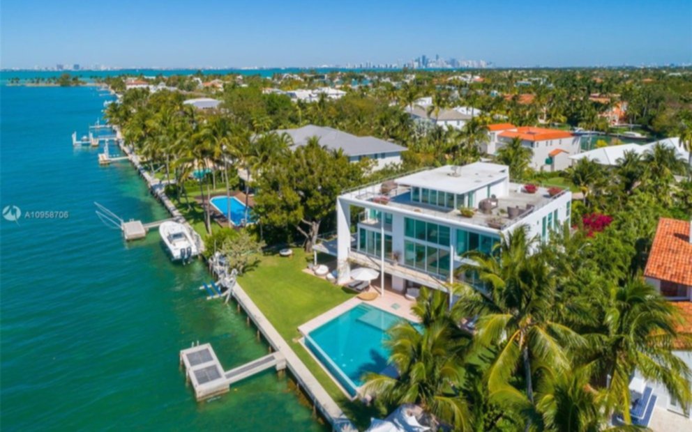 Las fotos de la lujosa mansión que Messi alquiló en Miami para sus vacaciones en familia