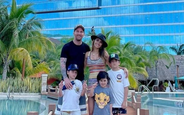 Las vacaciones de los Messi cambiaron Miami por otras playas