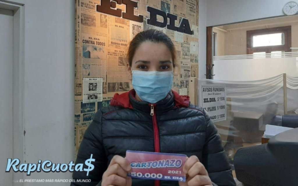 Cartonazo recargado: toda la felicidad y los 350.000 pesos para una sola lectora