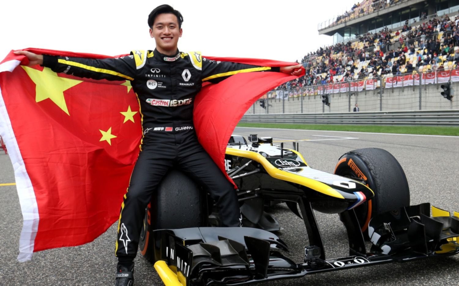 Protagonista del tremendo accidente: Zhou, el chino que llegó a la F1 con USD 35 millones