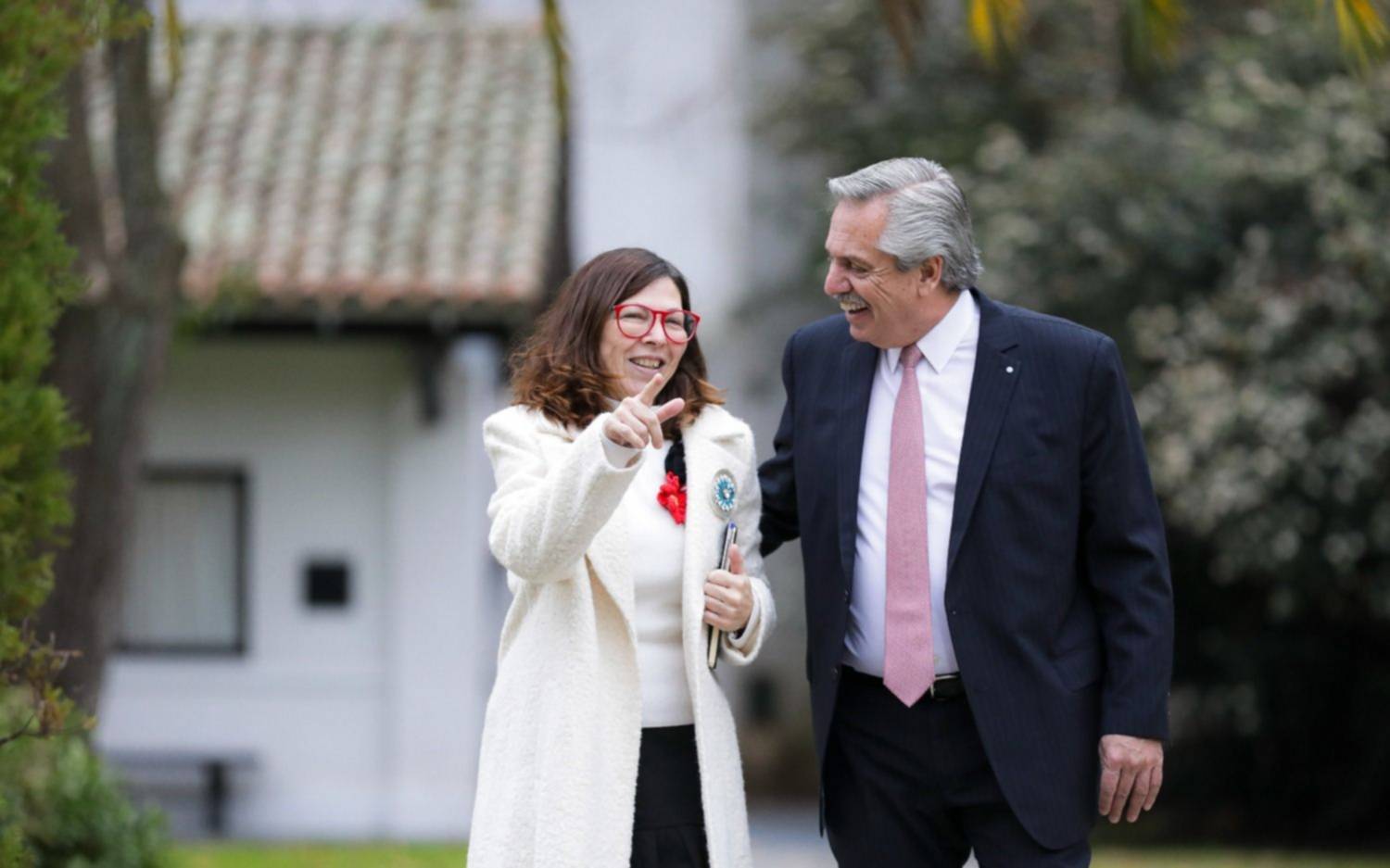Fernández canceló la agenda y se refugió en la quinta de Olivos