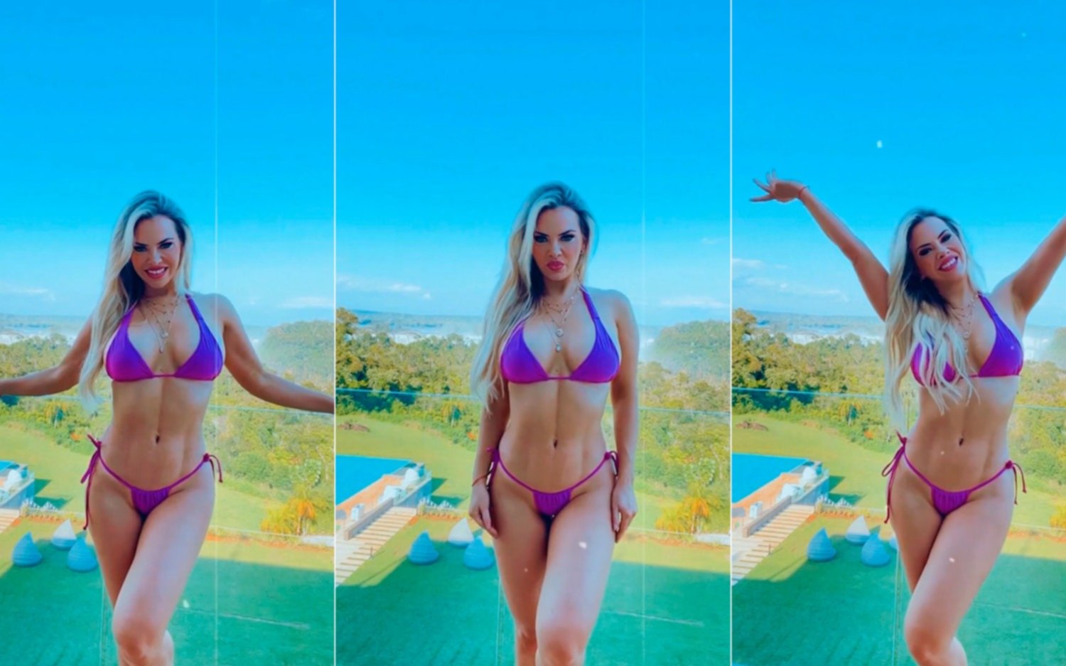 Las Cataratas mostraron el nuevo look de Alejandra Maglietti