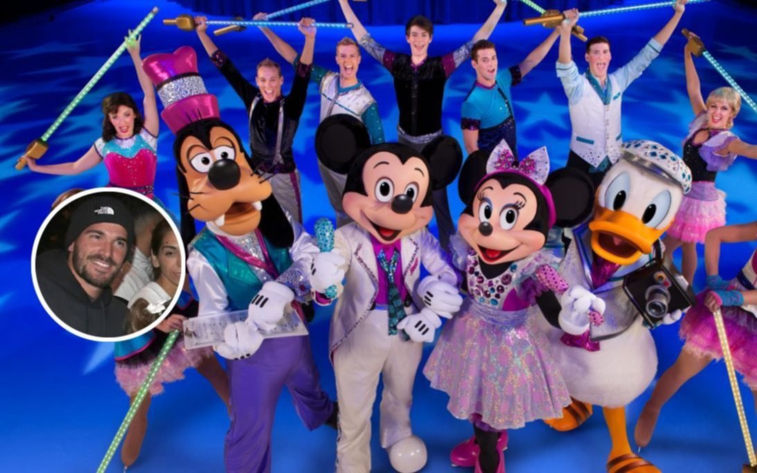 Rodrigo de Paul disfrutó de Disney On Ice junto a sus hijos