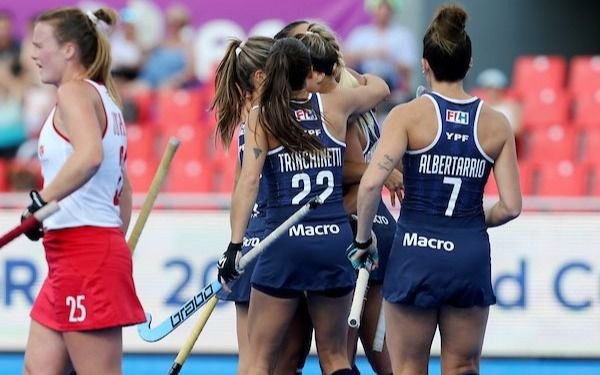 Con goles de las platenses Majo y Vicky Granatto Las Leonas le ganaron a Canadá