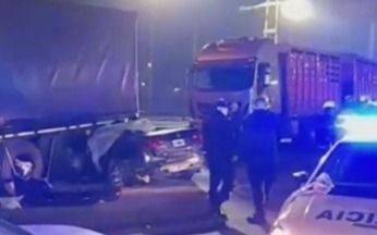 Tremendo accidente en Panamericana: 3 muertos y un herido grave al chocar un auto que perseguía la policía