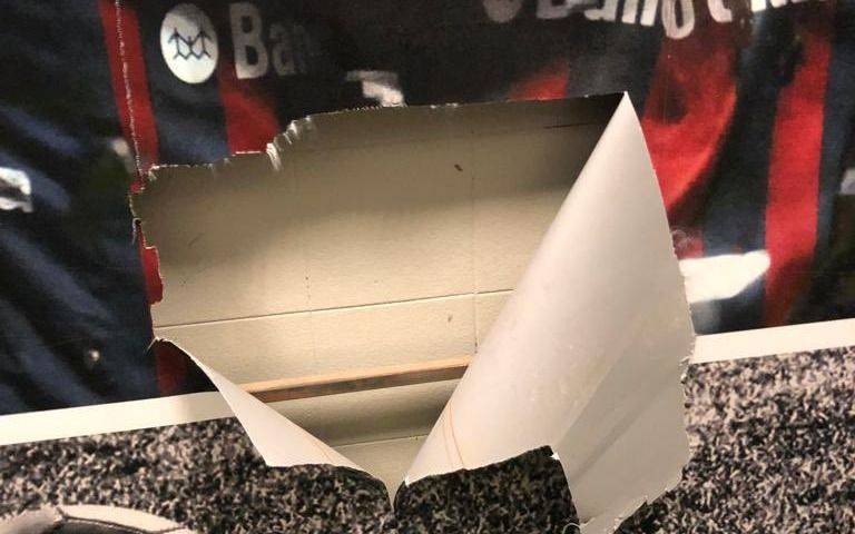 Enojo en San Lorenzo con los jugadores de Boca: rompieron parte del vestuario