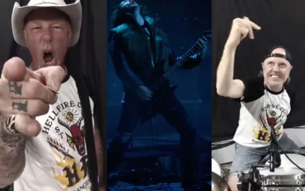 ¡Gran momento! Metallica interpretó "Master of Puppets", en sintonía con la serie "Stranger Things 4"