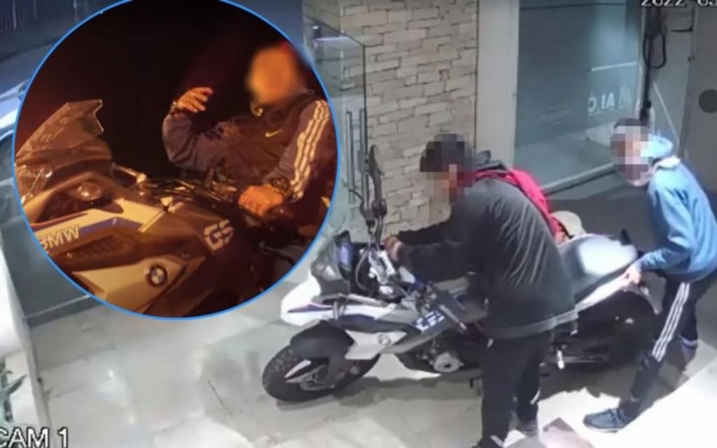 Hallan la moto robada que apareció en un clip musical