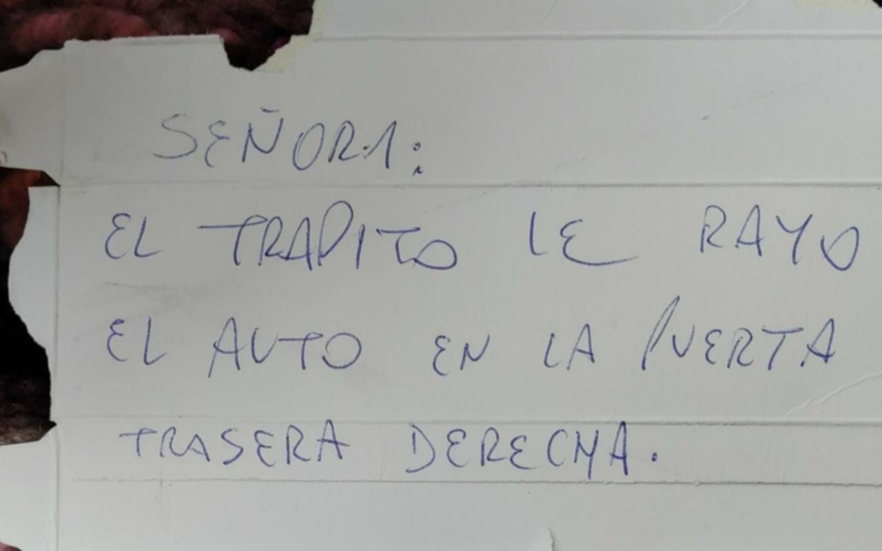 "Me rayaron todo el auto": una mujer indignada por el accionar de los trapitos en pleno centro de La Plata