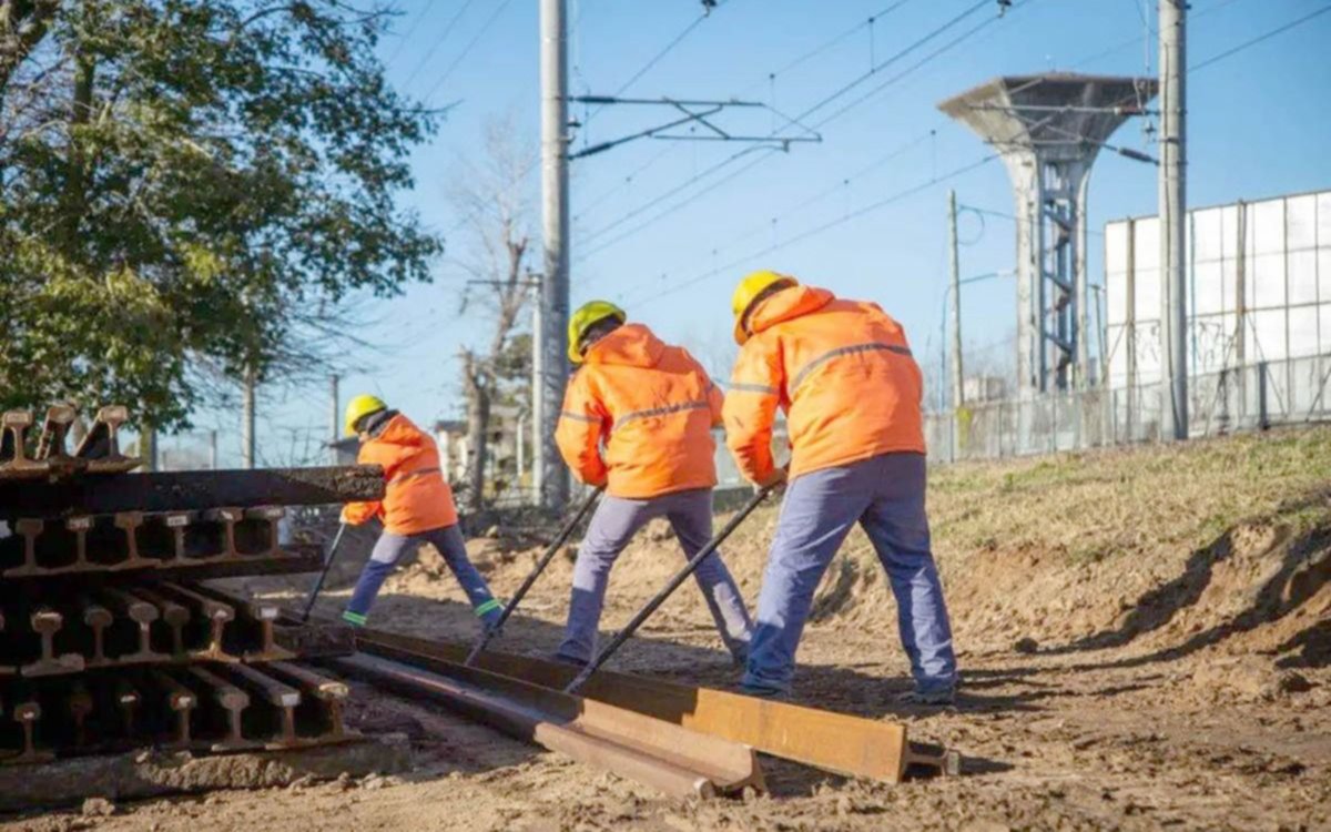 Avanzan las obras en la nueva estación Quilmes Sur