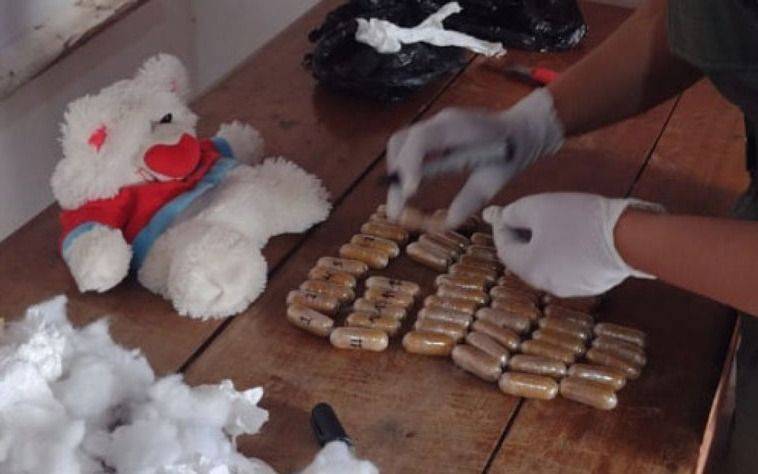 Incautan un “narcopeluche": viajaban desde Bolivia a Buenos Aires con 55 cápsulas de cocaína