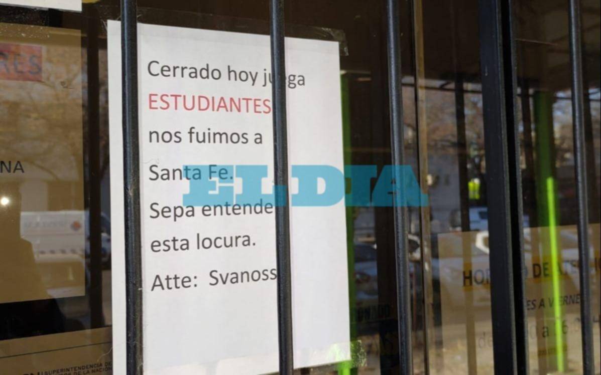 Fue a pagar el seguro pero el local estaba cerrado: "Fuimos a ver a Estudiantes, sepa entender esta locura"