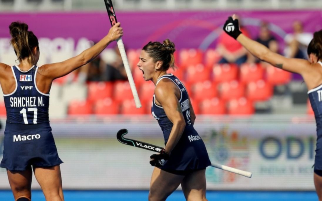 De la mano de la platense Vicky Granatto, Las Leonas vencieron a Inglaterra y están en semis
