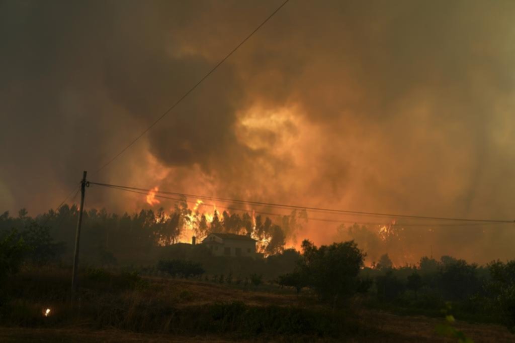 Incendios por el extremo calor en el sur de Europa
