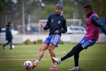 Pipo sigue probando pensando en la visita al Monumental