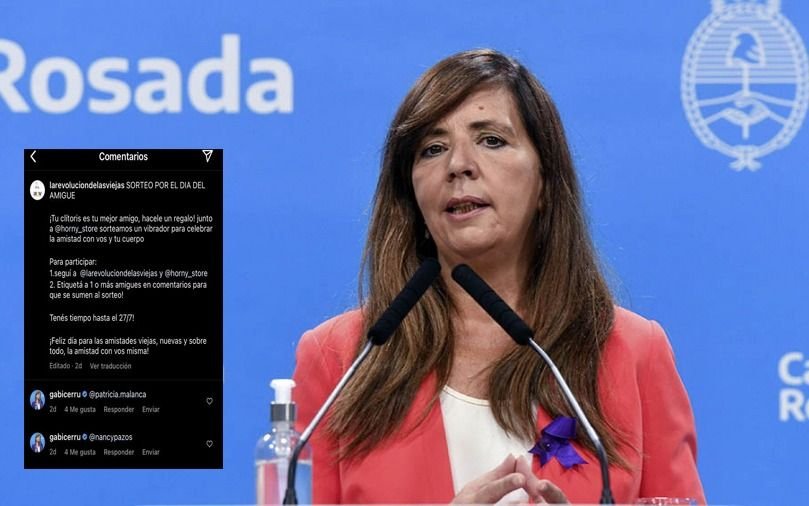 Escracharon en redes a Gabriela Cerruti por participar en un sorteo hot