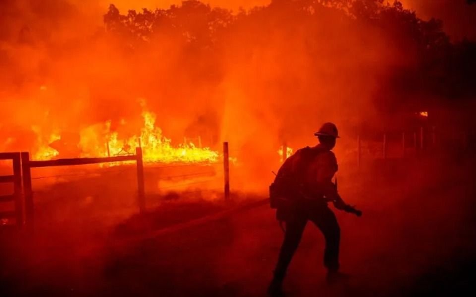 Ola de calor provocó incendios en Estados Unidos