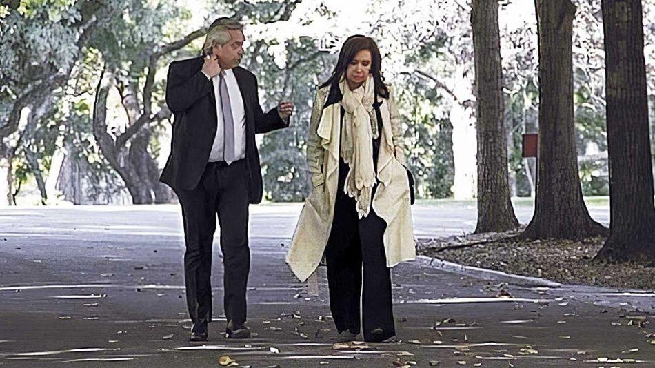 Alberto F. y Cristina, cara a cara en busca de una salida a la crisis