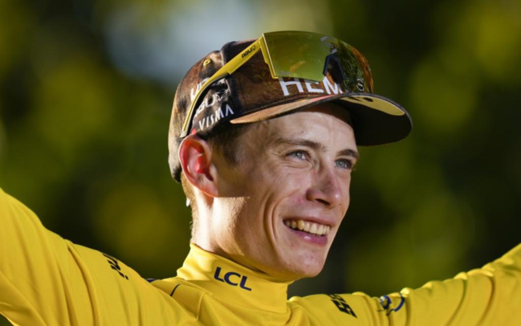 Jonas Vingegaard se coronó en el Tour de Francia de ciclismo