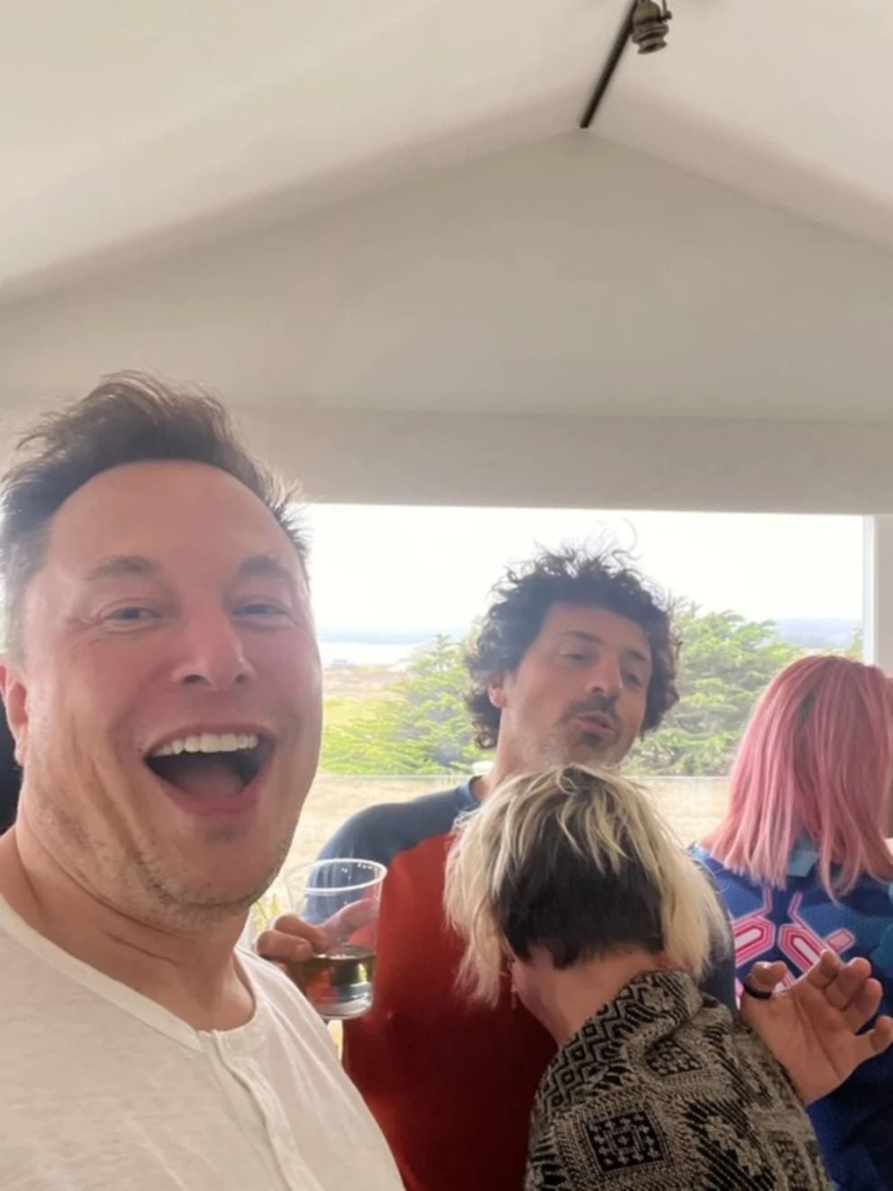 Con una foto, Elon Musk negó una aventura amorosa con la esposa del cofundador de Google