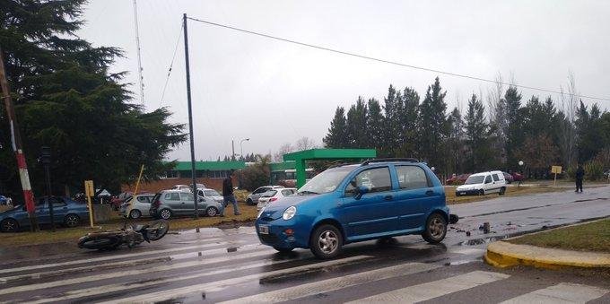 Cortaron el camino Vergara por un accidente de tránsito