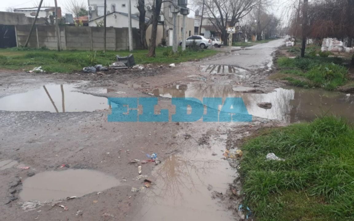 En 141 y 74, las calles están intransitables