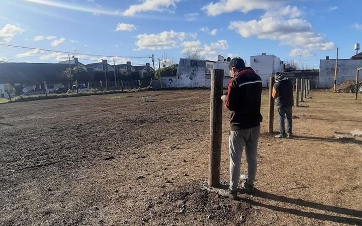 Avanzan las obras en el Club La Plata V