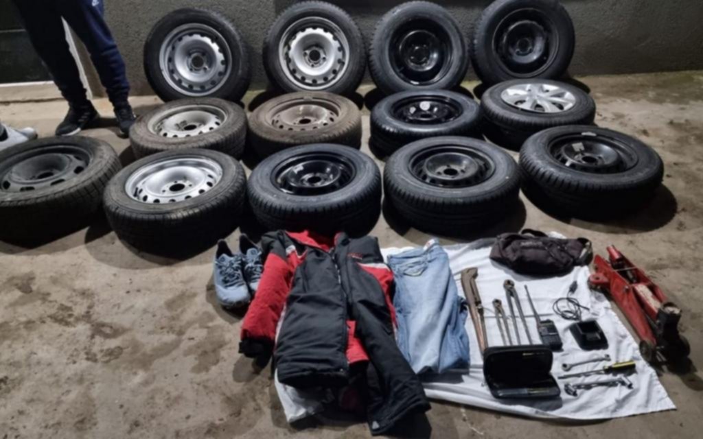 Hallaron en el Conurbano un cargamento de ruedas sustraídas en La Plata