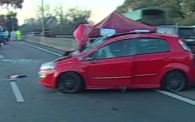 Impactante choque en uno de los accesos a CABA