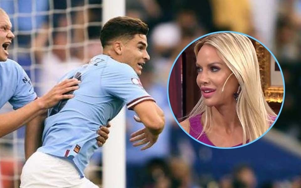 "El pequeño se comió...": la reacción de Luli Salazar tras el gol de Julián Álvarez