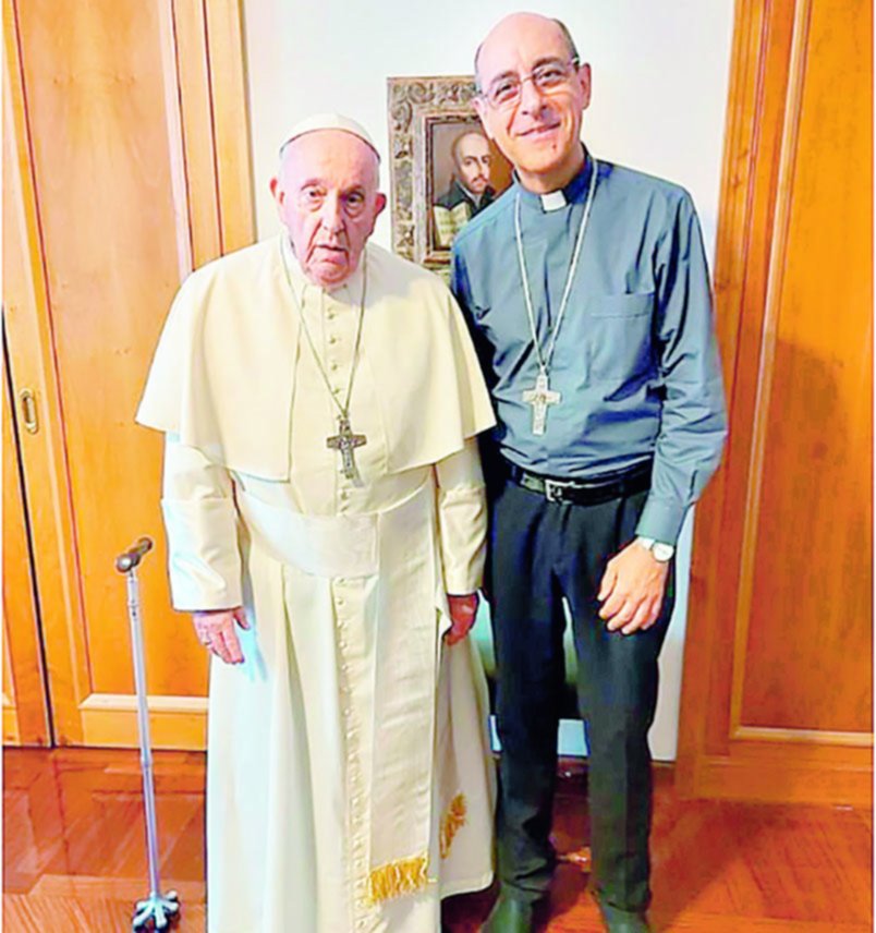 El arzobispo de La Plata compartió una semana con Francisco en Roma