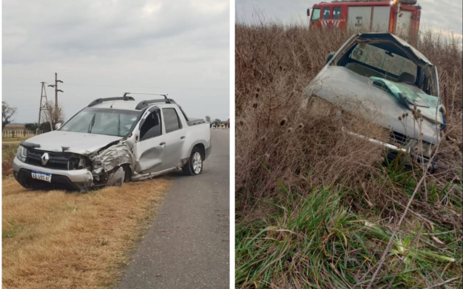 Impactante choque entre dos vehículos en la Ruta Provincial 30 dejó varias personas heridas y una fallecida