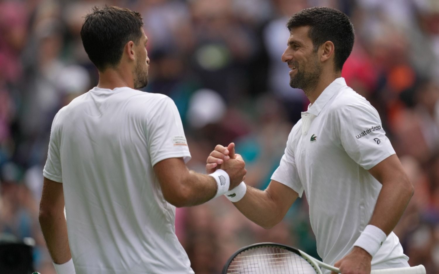 Novak Djokovic venció a Pedro Cachin en dos sets corridos