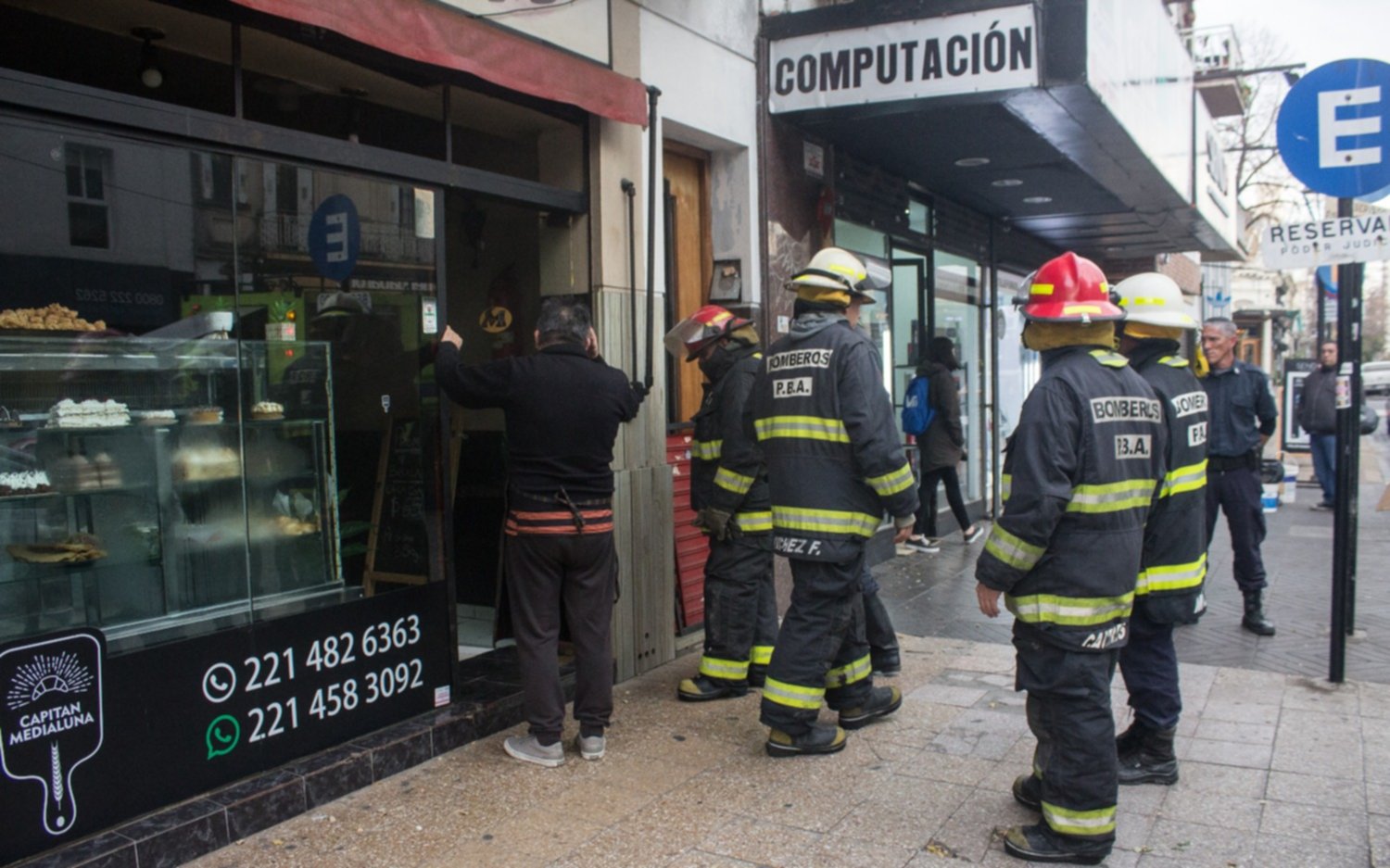 Principio de incendio en el centro platense alertó a los vecinos