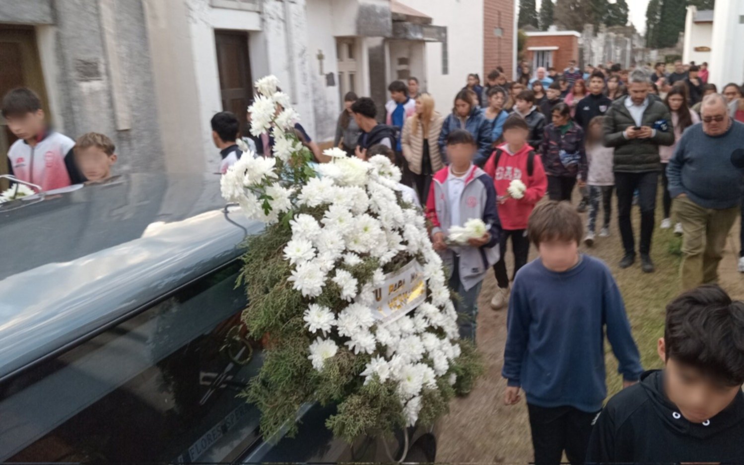 Despidieron los restos de Joaquín Sperani, el joven de 14 años asesinado en Córdoba