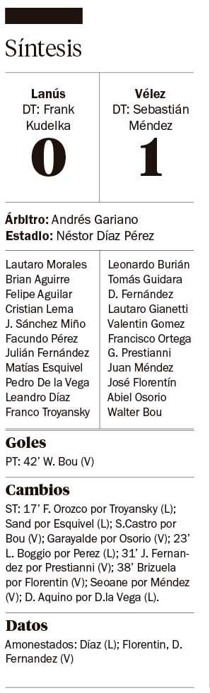 Vélez dio la nota y le ganó a Lanús en la Fortaleza