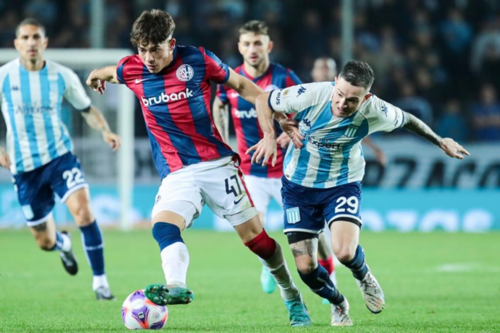 Racing y el Ciclón empataron en un clásico muy tenso