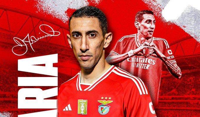 Benfica oficializó el regreso del “Fideo” Angel Di María
