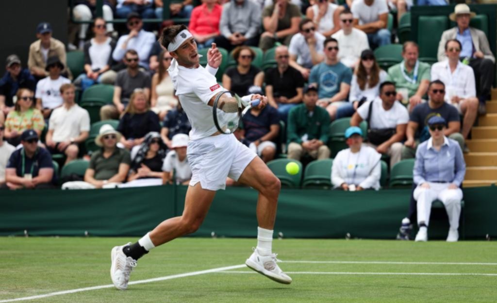 Stan Wawrinka le puso fin a la ilusión de Tomy Etcheverry en Wimbledon